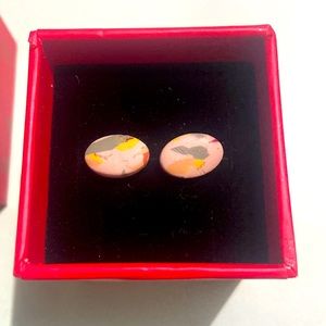 handmade clay earrings